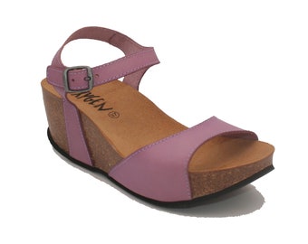 Oxygen Wedge Footbed Sandal Malaga Lilac