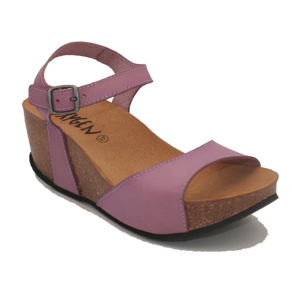 Oxygen Wedge Footbed Sandal Malaga Lilac