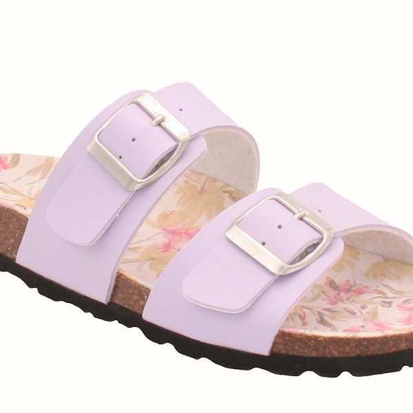 Oxygen Vegan Footbed Sandal Phoebe Lilac