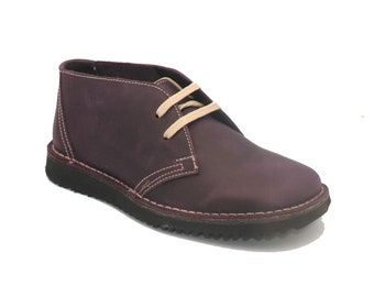 Oxygen Stitch Down Classic Desert Boot Dresden Purple