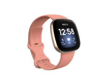 Beautiful colourful sleek Fitbit Versa 3 / Sense Silicone Strap Band