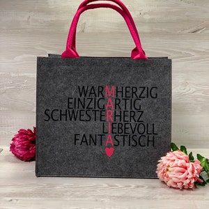 Personalisierte Filztasche Größe L Bild 2