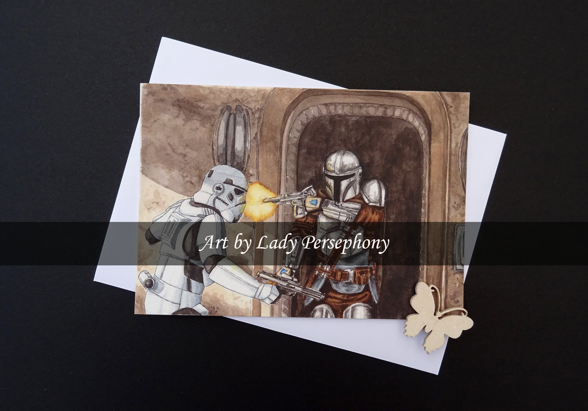 Din Djarin the Mandalorian Art Print Watercolor Art, Drawing, Fanart ...
