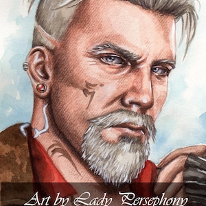 Vittorio Toscano Kunstdruck 1 || Aquarellkunst, Malerei, Zeichnung, Portrait, Fanart, Druck, Dead by Daylight