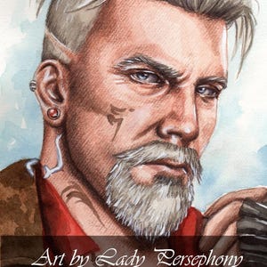 Vittorio Toscano Postkarte Kunstdruck 1 || Aquarellkunst, Malerei, Zeichnung, Portrait, Fanart, Druck, Dead by Daylight