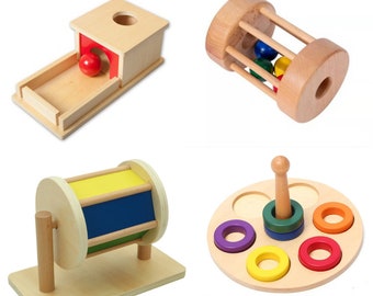 Montessori Toy Set for 6 months to 2 years