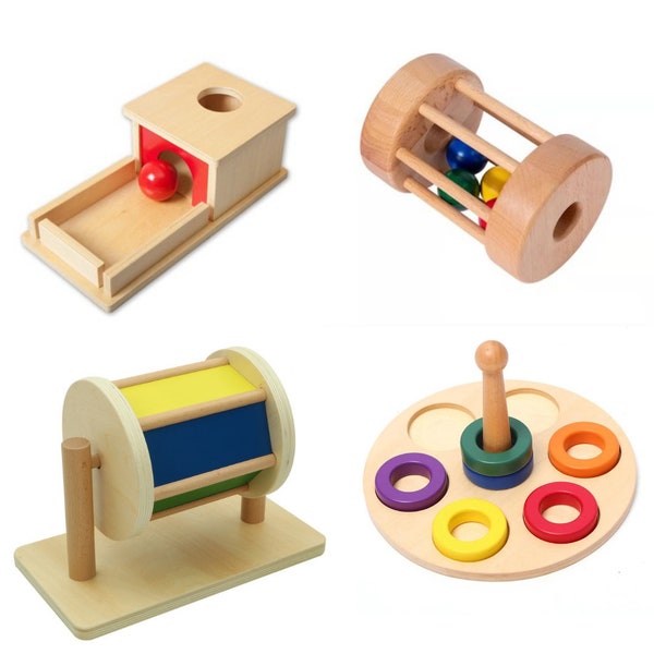 Montessori Toy Set for 6 months to 2 years