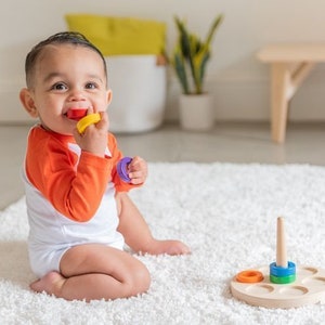 Montessori Ring Stack on a Peg image 3