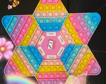 Pop It Chess con pegatinas personalizadas, Juguete inquieto, Regalos de Pascua, Regalo De Cumpleaños, Regalo De Navidad, Regalo de Año Nuevo, Diversión Familiar, Pop It Toy