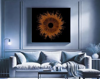 Custom Digital Iris Art | Personalized Eye Design | Unique Gift for Loved Ones | Digital Download