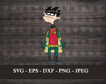 Edd Robin Digital File PNG & SVG Waterproof Vinyl Decal for Car, Laptop, Cell Phone, Water Bottle, Cricut, Silhouette Cut File