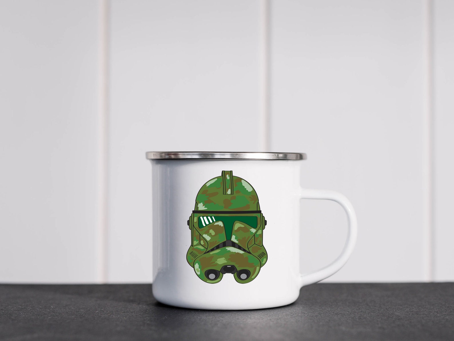 Star Wars Clone Soldier Cute Cartoon Vinyl Decal Sticker - Multiple Sizes & Colors For Cars, Laptops, Walls, Phones - View #3