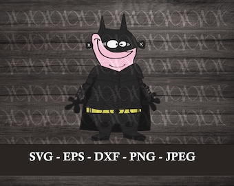 Bat Eddy Digital File PNG & SVG Waterproof Vinyl Decal for Car, Laptop, Cell Phone, Water Bottle, Cricut, Silhouette Cut File