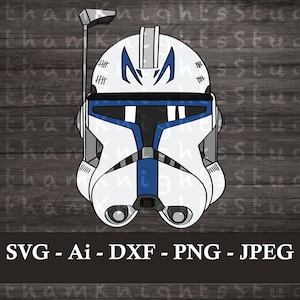 Kapitän Rex Digital Art - SVG, Png, Ai, Jpeg und DXF - 300 DPI - 8x10 Design