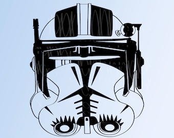 SVG Imperial Commander Cody, Cricut, Silhouette, Cut File, Clipart.