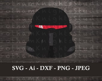 Purge Trooper Helmet Digital Vinyl Decal – Perfect for Car, Laptop, Cell Phone, Water Bottle, Journal, T-shirts, Stickers – SVG Included