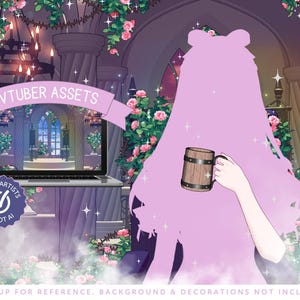 Vtuber Beer Stein Arm Asset | 8 Skin Tones (Digital Download PNG) image 4