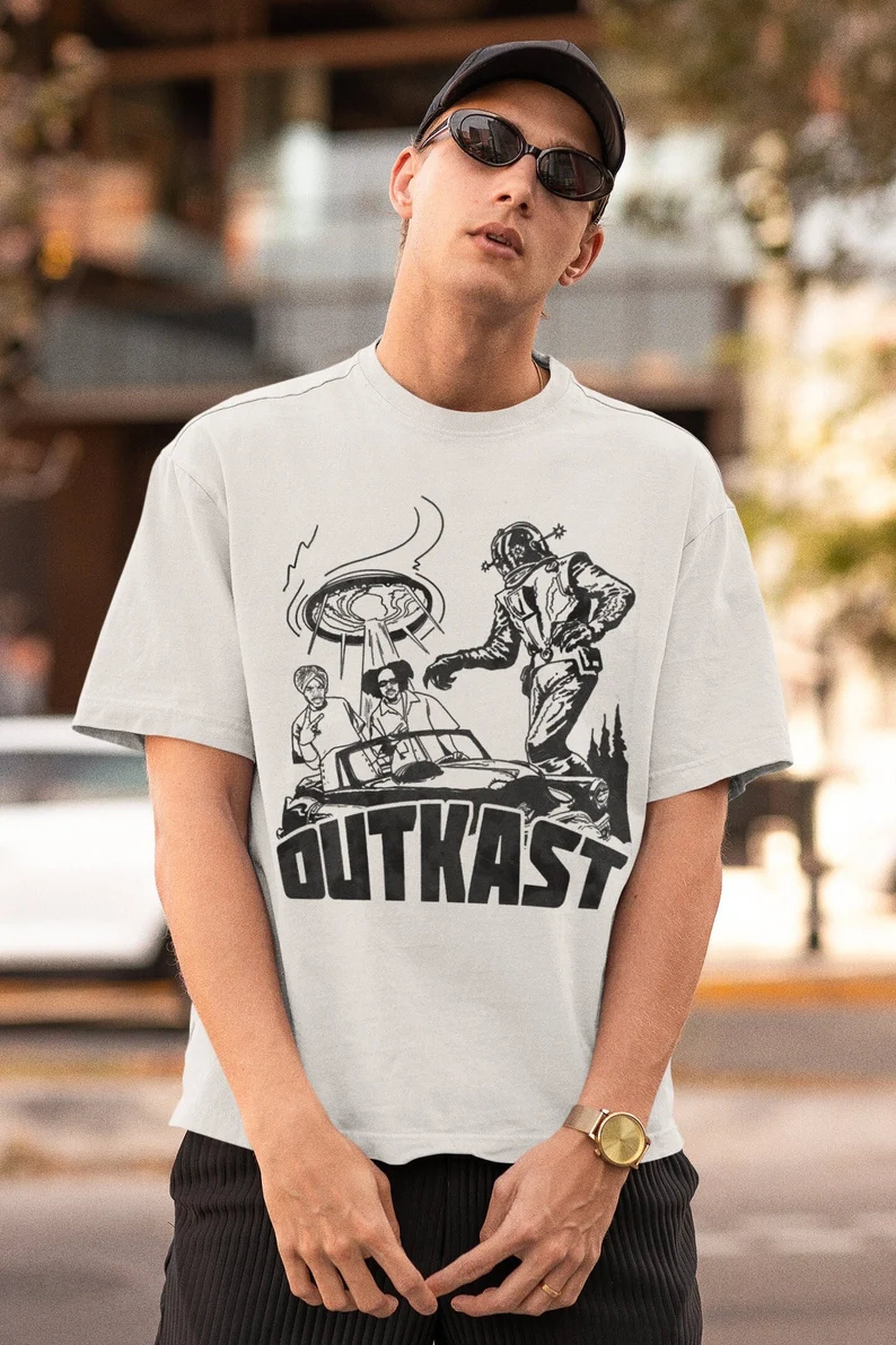 Skull Basketball Graphic T Shirt Men Hip Hop Washed T Shirt 100