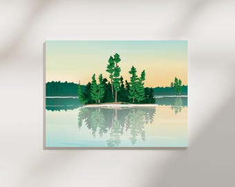 Lake Luzerne Landscape Print - Adirondacks, New York