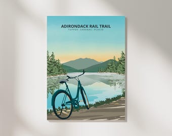 Adirondack Rail Trail Print - New York