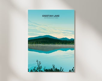 Oseetah Lake Print - Adirondacks, New York