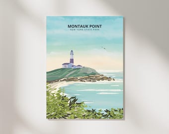 Montauk Point Lighthouse Print - New York
