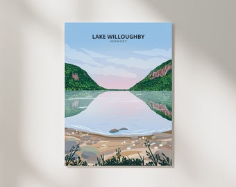Lake Willoughby Print - Green Mountains, Vermont