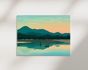 Summer in the Adirondacks Landscape Print - New York