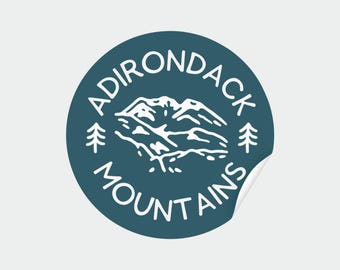 Adirondack Mountains Sticker