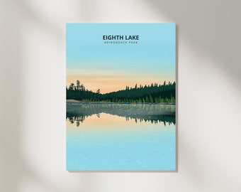 Eighth Lake Print - Adirondacks, New York