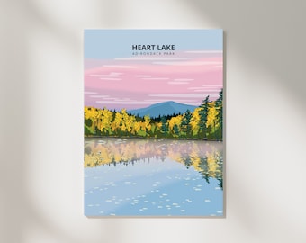 Heart Lake Print - Adirondacks, New York