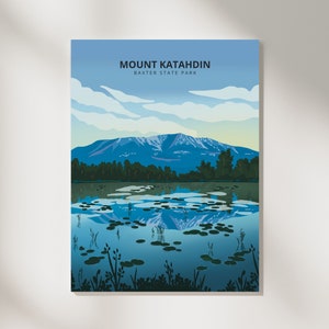 Mt Katahdin Print - Baxter State Park, Maine