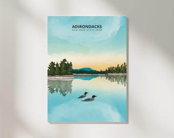 Seventh Lake Print - Adirondacks, New York