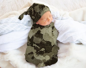 camo swaddle