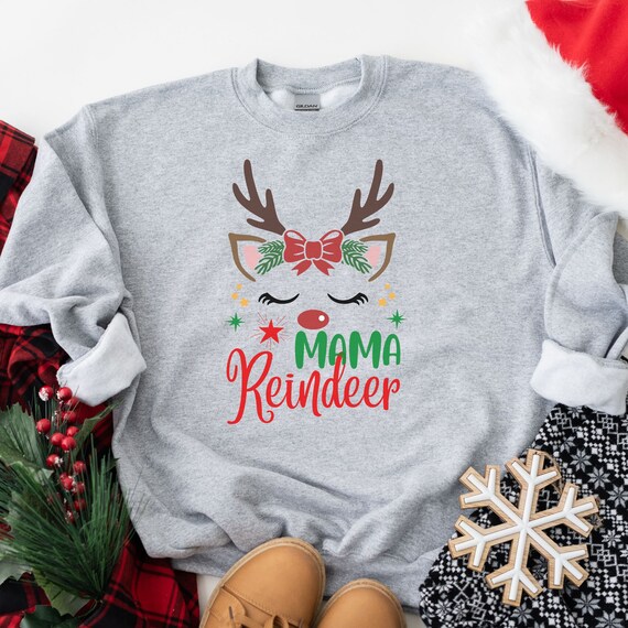 Mother daughter top christmas sweaters