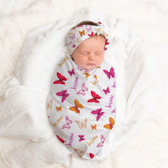 Adorable Butterfly Swaddle Blanket Baby Butterfly Blanket