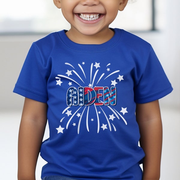 Personalized 4th of July Kids Shirt, Independence Day tee , Fourth of July Kids Shirt , Patriotic American Shirts , Baby and Toddler tees