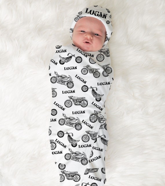 Personalized swaddle sets hotsell