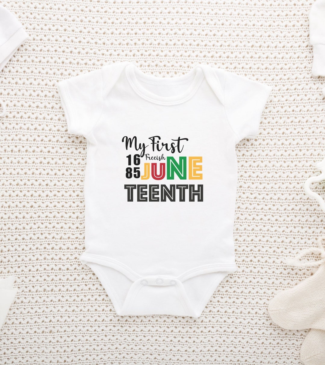 Juneteenth Onesie , Baby Juneteenth Outfit , 1st Juneteenth Onesies