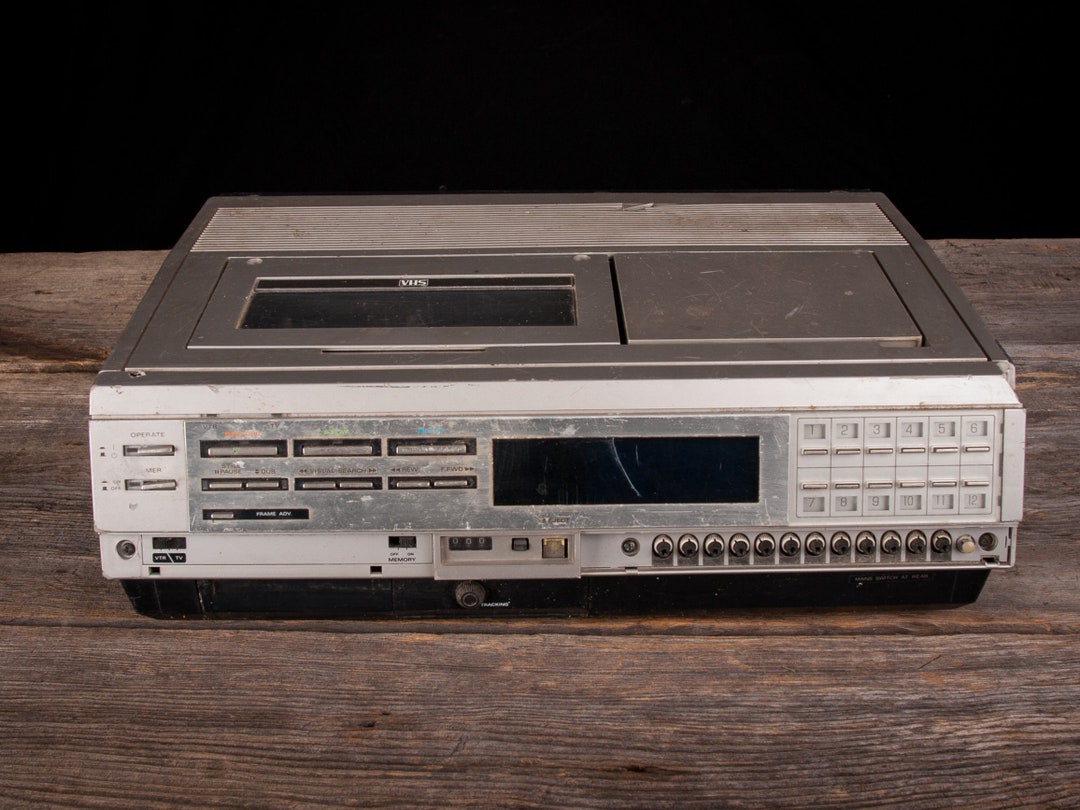 Hitachi Video Deck Vt8000e Retro Vintage Vhs Player Old Etsy UK