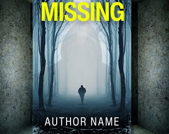 Premade Crime Thriller Ebook Cover: Digital Book Cover Art