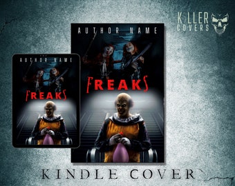 Horror Ebook Cover: Premade Clown Design (Digital Download)