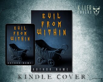 Premade Horror Ebook Cover, Readymade Book Cover Design