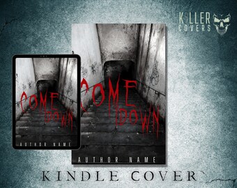 Premade Horror Ebook Cover Art, Digital Book Cover Design