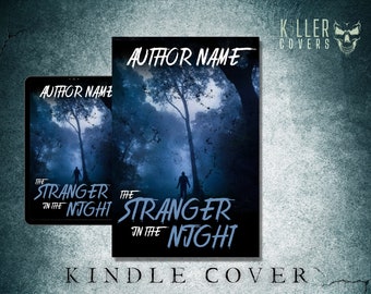 Premade Horror Ebook Cover Art, Digital Book Cover Design