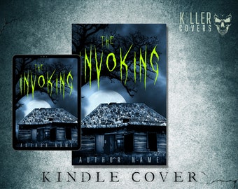 Premade Horror Ebook Cover Design, Digital Book Cover Art
