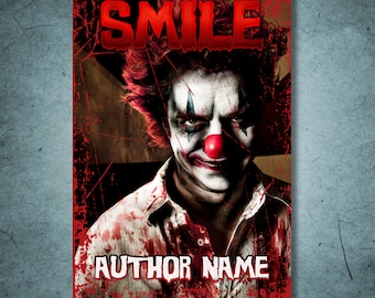 Premade Horror Ebook Cover: Scary Clown Design (Digital Download)
