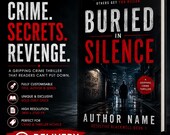 Crime Thriller Book Cover Template | Dark Mystery Premade eBook Cover for KDP Authors