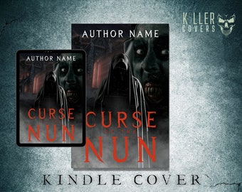 Premade Horror Ebook Cover Design, Nun (Digital)