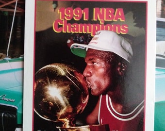 Michael Jordan 1991 NBA CHamptions NBA Hoops 543 #7 of the 15 Most Valuable 1991 NBA Hoops Cards